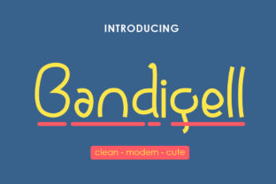Bandigell: A Whimsical Sans Serif Font for Modern Editorial Design