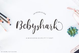 Bebyshark: A Gorgeous Script Font for Creative Projects