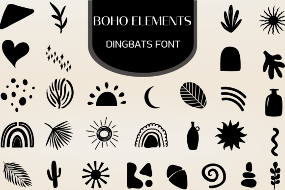 Boho Elements Font Review: A Designer’s Take on a Creative Typeface