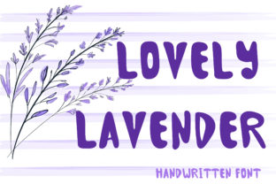 Bring Your Creations to Life with Lovely Lavender Font