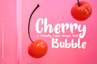 Cherry Bubble: A Handwritten Font with Editorial Charm