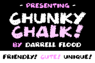 Chunky Chalk Font for Business Branding