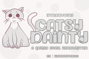 Dainty Catsy: A Playful Script Font for Marketers