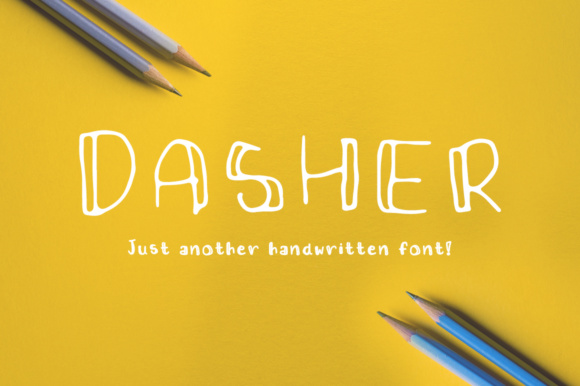 Dasher: A Cute Sans Serif Font for Creative Branding