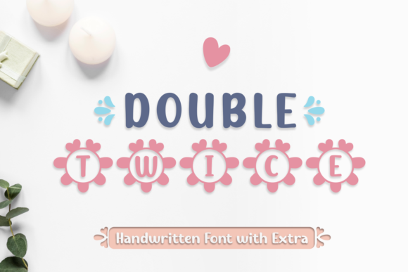 Double Twice: A Handwritten Font for Editorial Elegance