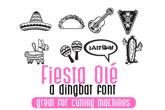 Fiesta Ole Font for Whimsical Craft Projects
