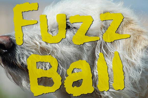 Fuzzball Font for Fuzzy-Friendly Marketing
