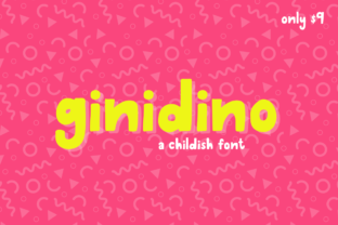 Ginidino: A Playful Font for Handmade Creations