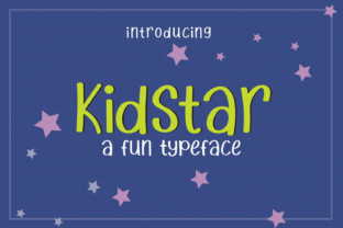 Kidstar: A Youthful Font for Modern Editorial Design