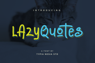 Lazy Quotes: A Versatile Sans Serif Font for Modern Editorial Design