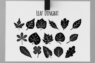 Leaf Dingbat: A Playful Font for Eye-Catching Campaigns