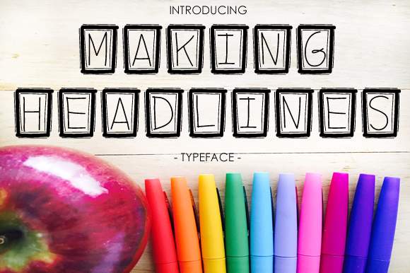 Making Headlines Font for Web Design