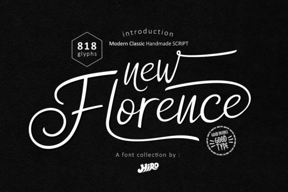 New Florence: A Handwritten Font for Thoughtful Design