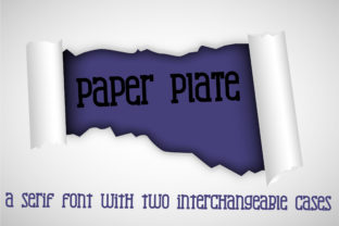 Paper Plate Serif Font for Editorial Design