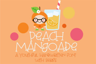 Peach Mangoade: A Whimsical Serif Font for Editorial Design