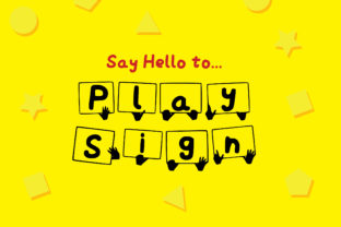 Play Sign: A Joyful Display Font for Web Design