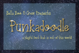 Punkadoodle: A Playful Serif Font for Creative Makers