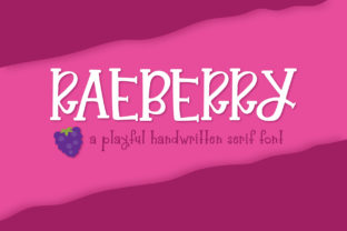 Raeberry: A Serene Serif Font for Handmade Creations