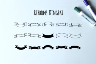 Ribbons Dingbat: Elevate Your Campaign Typography