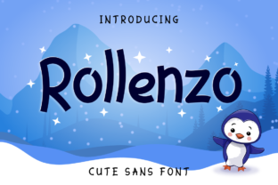 Rollenzo: A Whimsical Sans Serif Font for Creative Makers
