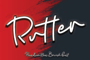 Rutter Script Font for Handmade Creations