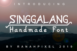 Singgalang Font for Editorial Design and Creative Projects