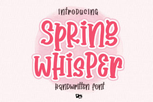 Spring Whisper Font for Digital Campaigns
