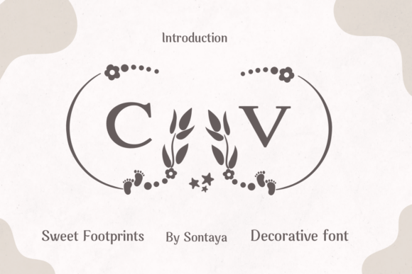 Sweet Footprints Font Review for Design Projects