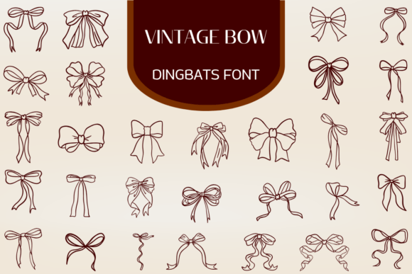 Vintage Bow Font Review for Branding Projects